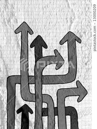 Arrow and Hand drawn sketch arrows collection on wall texture b Arrow and Hand drawn sketch arrows collection on wall texture b 13000209