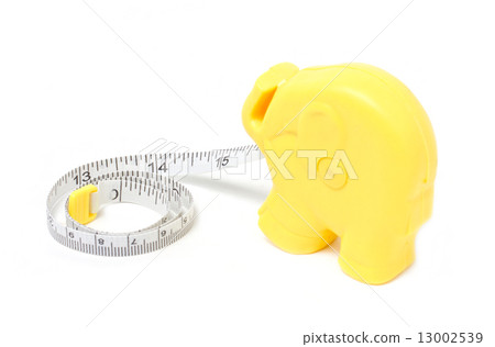 Tape measure isolated on white. 13002539