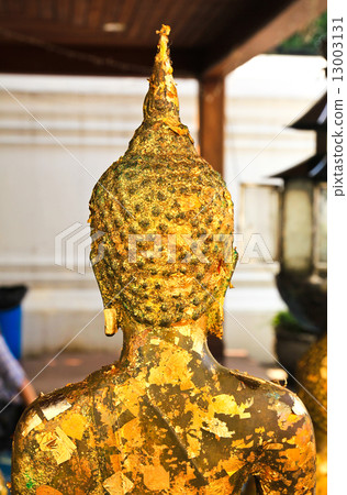 Head of Buddha in Thai Temple 13003131
