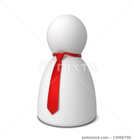 Human figure with tie Human figure with tie 13006790