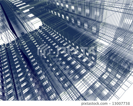 Abstract modern building Abstract modern building 13007738