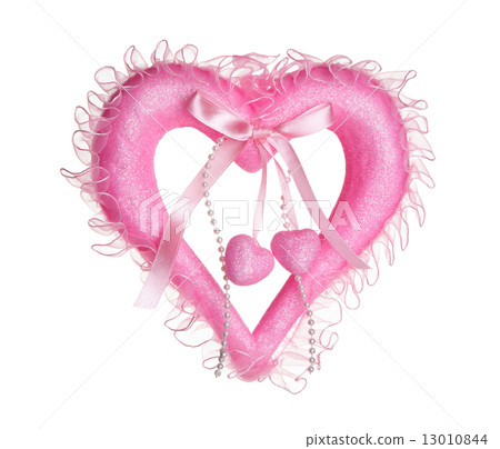 Pink valentine heart 13010844
