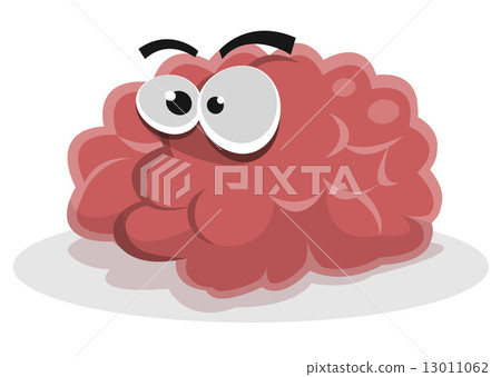 Funny Brain Character 13011062