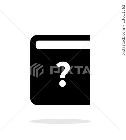 Instruction book simple icon on white background. 13011362