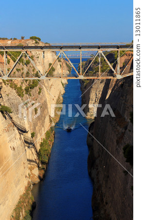 The Corinth canal, peloponnese, greece, Seaway 13011865