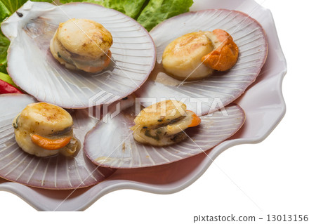 Grilled scallops 13013156