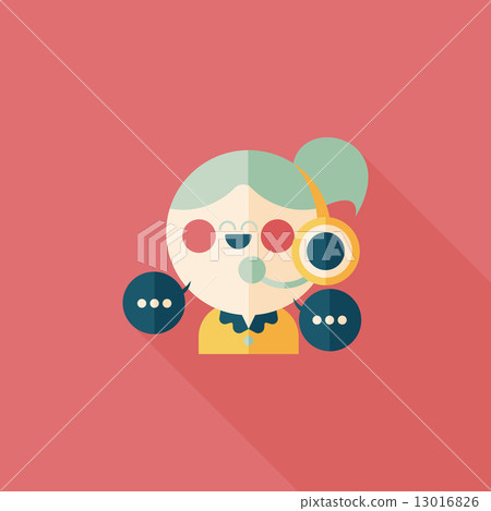 customer phone service flat icon with long shadow,eps10 customer phone service flat icon with long shadow,eps10 13016826