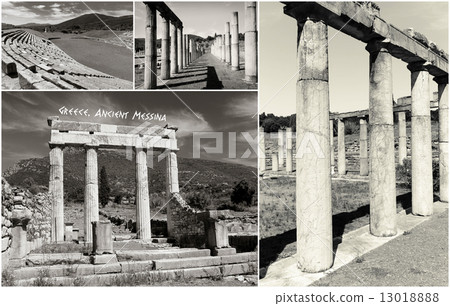 ruins in Ancient Messina, Peloponnes, Greece ruins in Ancient Messina, Peloponnes, Greece 13018888