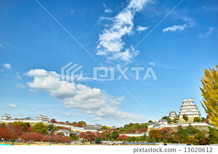姬路城秋葉在秋天2014年 13020612