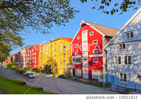 Cityscape of Trondheim, Norway 13021812