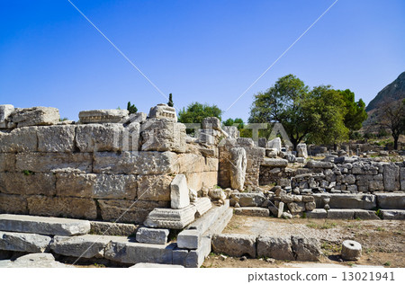 Ruins of temple in Corinth 13021941