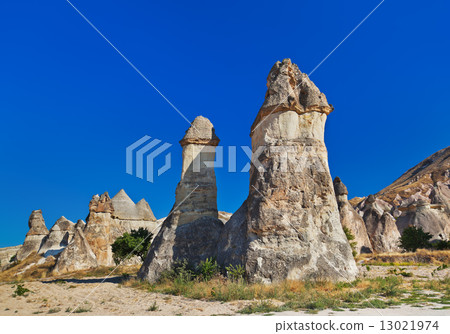 Fairy chimneys (rock formations) at Cappadocia Turkey 13021974