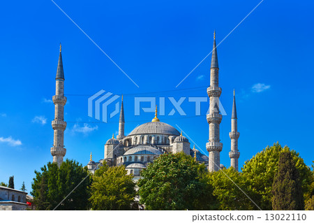 Blue mosque in Istanbul Turkey 13022110