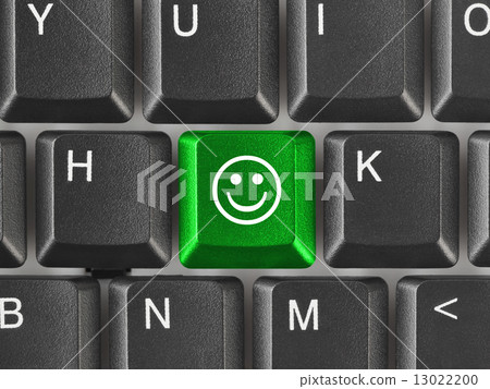 Computer keyboard with smile key Computer keyboard with smile key 13022200