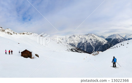 Mountain ski resort Solden Austria 13022366