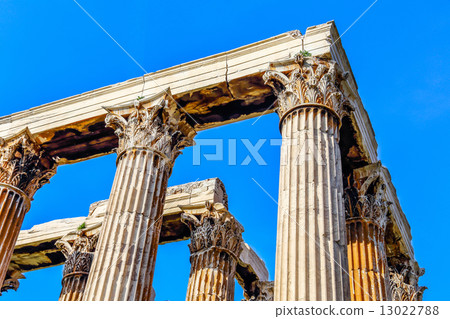 ruins of ancient temple of Zeus, Athens, Greece ruins of ancient temple of Zeus, Athens, Greece 13022788