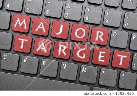 Major target on keyboard 13023430