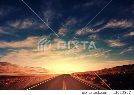 Road in prairie Road in prairie 13023597