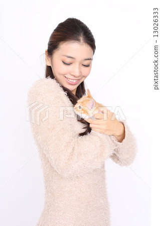 Kittens and ladies 13026333