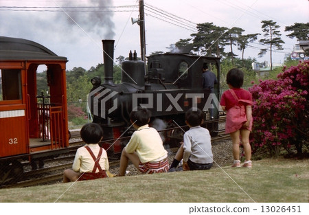 Steam locomotive of Seibu Railway Yamaguchi Line Showa 50 13026451