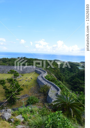 今歸仁城的石垣·主要王朝（沖繩縣小國郡今歸仁村） 13026880