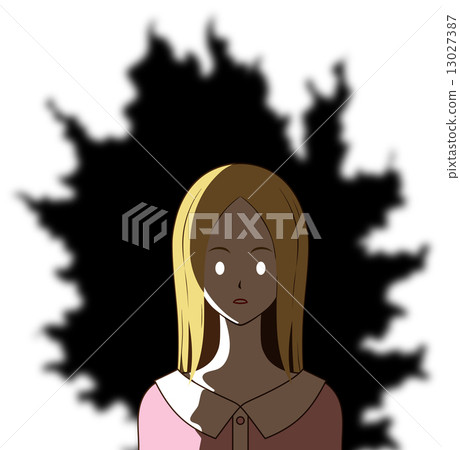 Woman embarrassing 13027387