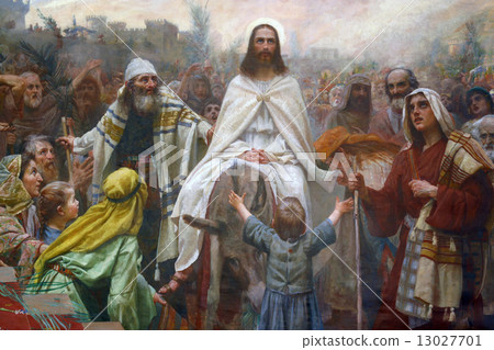 Jesus' triumphal entry into Jerusalem 13027701