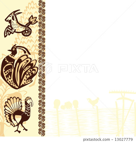 picture frame with ethnic 13027779