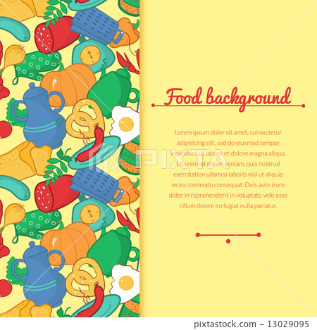 Kitchen vector illustration in cartoon style 13029095