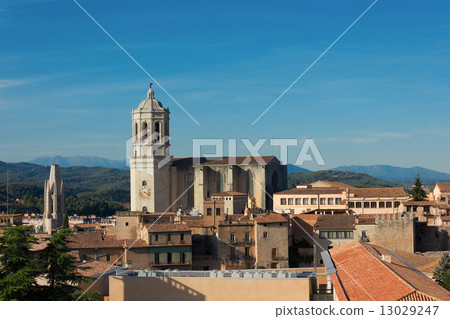 old town of Girona, Spain 13029247