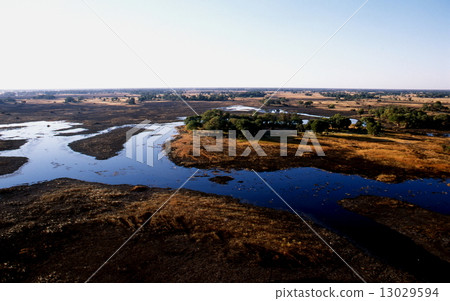 Okavango Delta Aerial shooting Okavango Delta Aerial shooting 13029594