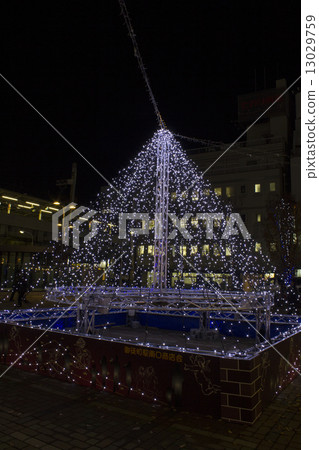 Christmas illumination of Okachimachi Panda Square 13029759
