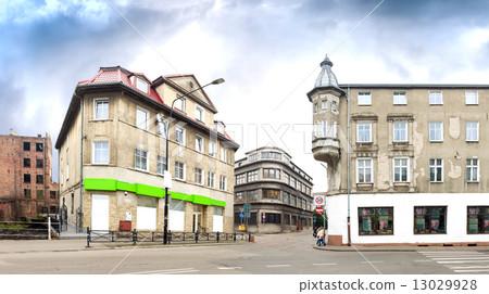 Panoramic view Bialogard city centre, Poland. Panoramic view Bialogard city centre, Poland. 13029928