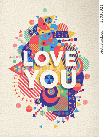 Love you quote poster design Love you quote poster design 13030921