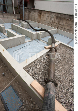 Construction of foundation construction student housing for housing Construction of foundation construction student housing for housing 13030951