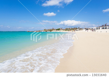 Okinawa's beach and residual beach Okinawa's beach and residual beach 13031640