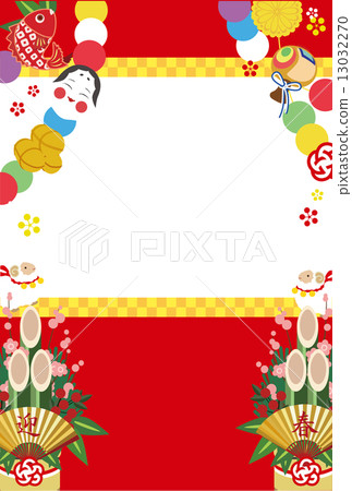 Gorgeous New Year Ornament Photo Frame 13032270