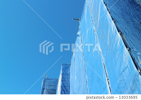 施工現場·藍色座位 施工現場·藍色座位 13033695