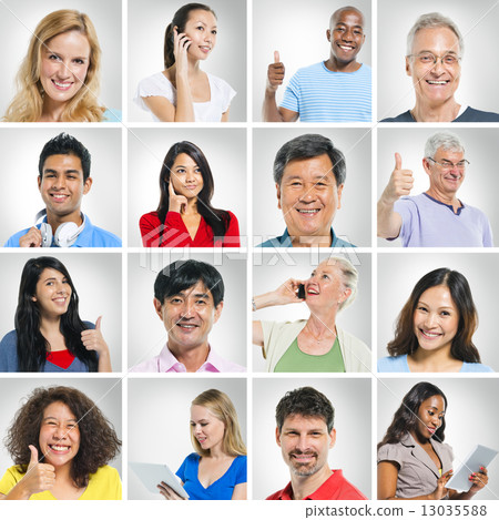 Multi Ethnic People 13035588