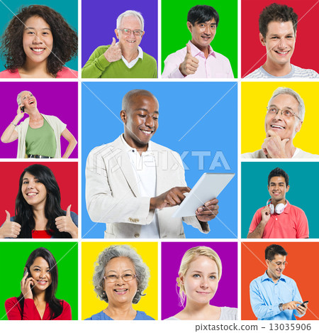 Multi Ethnic People 13035906