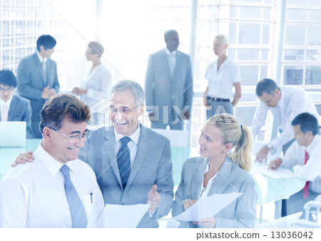 Group of Business People Meeting Group of Business People Meeting 13036042