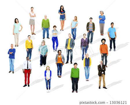 Group of Multiethnic Diverse Cheerful People 13036121