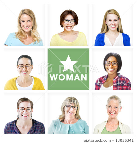 Group of Multiethnic Cheerful Beautiful Women 13036341