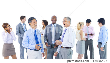 Group of Business People Discussion Group of Business People Discussion 13036424