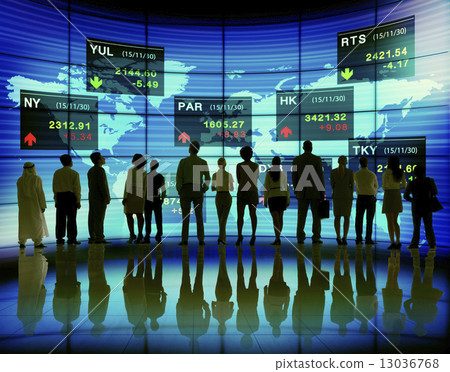 Business People Stock Exchange Finance Global Concept 13036768
