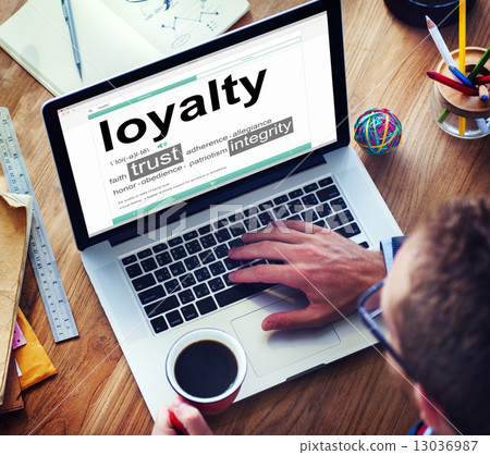 Digital Online Dictionary Meaning Loyalty Concept Digital Online Dictionary Meaning Loyalty Concept 13036987
