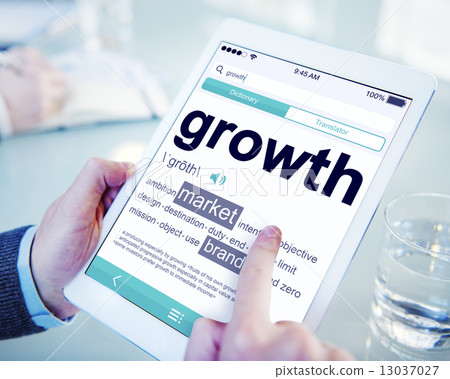 Digital Dictionary Growth Market Brand Concept Digital Dictionary Growth Market Brand Concept 13037027