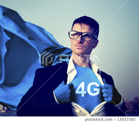 Strong Superhero Businessman 4G Concepts Strong Superhero Businessman 4G Concepts 13037365