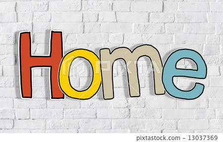 Word Home and Brickwall in the Back Word Home and Brickwall in the Back 13037369