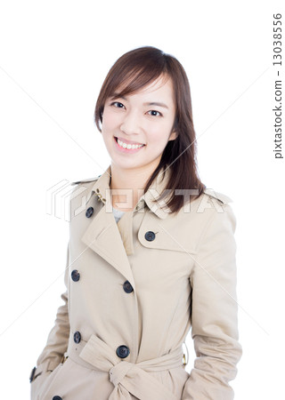 A woman in a coat 13038556